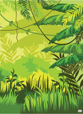 Jungle 270 Backdrop Banner - 2m H x 1.3m W approx